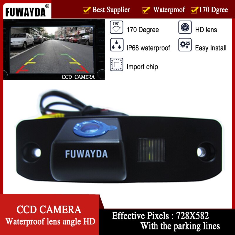 Fuwayda 프로 모션 컬러 ccd 자동차 역방향 후면보기 백업 카메라 주차 rearview 크라이슬러 300/300c/srt8/매그넘/sebring